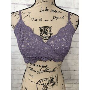 Victoria’s‎ Secret Dream Angels Bralette Size Med Purple Lace Comfort Sexy